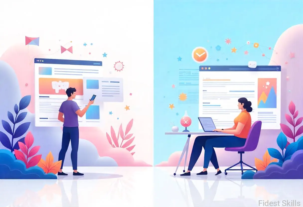 Benefits of Custom Website Design Over Templates- Fidest Skills Pvt. Ltd.